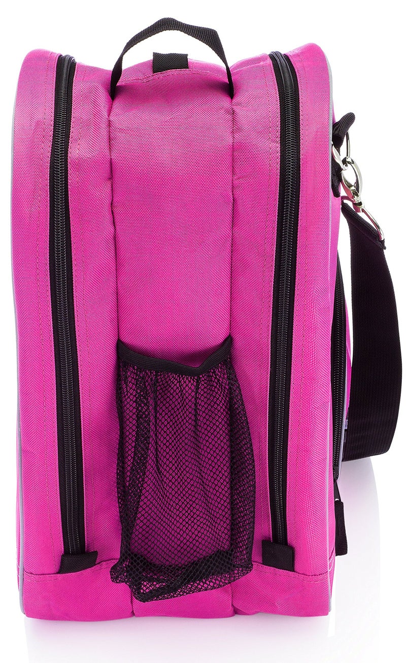 Athletico Ice & Inline Skate Bag - Premium Bag to Carry Ice Skates, Roller Skates, Inline Skates for Both Kids and Adults (Pink) - Image 4